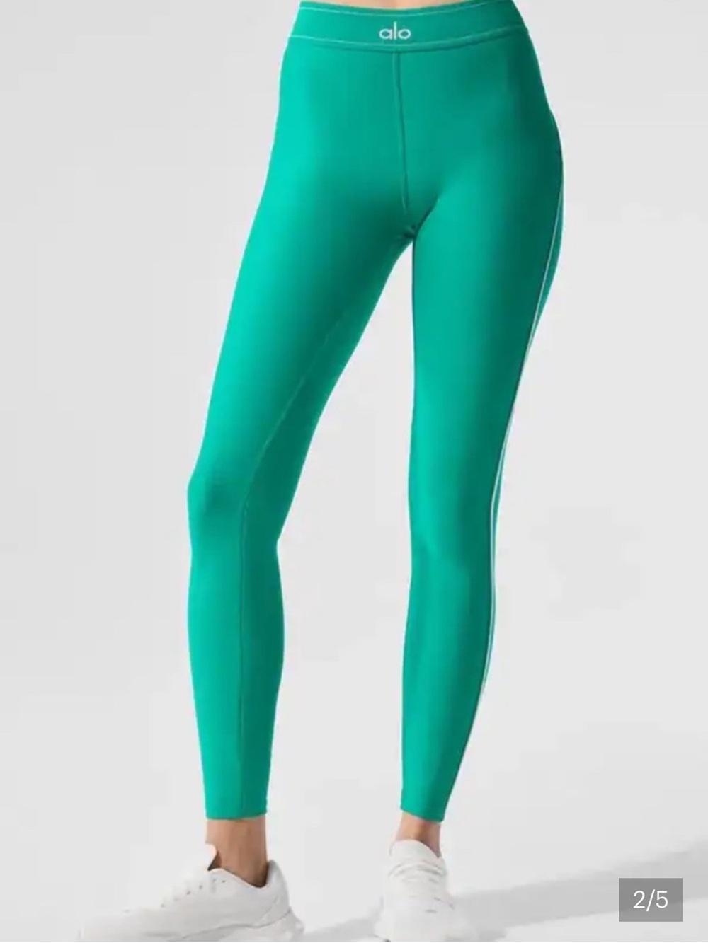 NEW! Alo Spruce Green Airlift High Waist Suit Up Legging Large